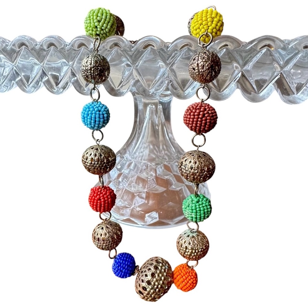 Vintage 1990’s Garold Miller Bronze-Tone, Chain Linked & Adjustable Necklace